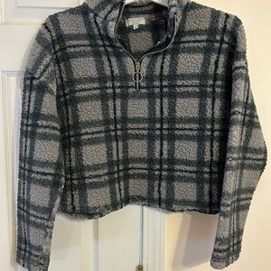 CUTE SOFT FLUFFY CROPPED SWEATER